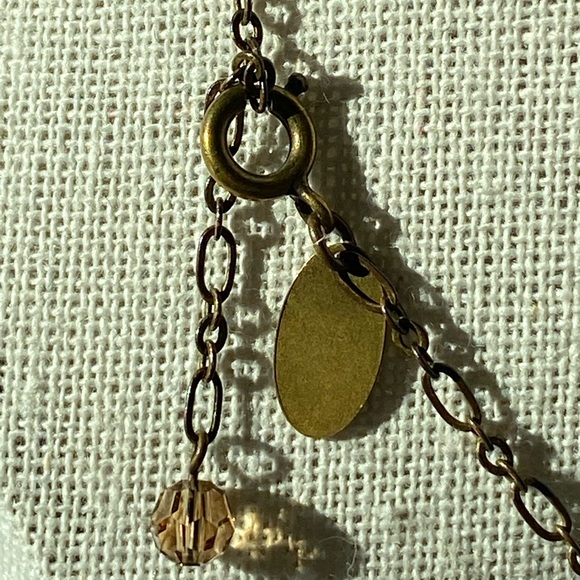 Liz Palacios Signed Pear-Shaped CrystalFlower Choker Necklace - Picture 12 of 14